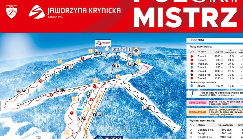 Jaworzyna Krynicka snowpark - idealne miejsce dla snowboardzistów i narciarzy